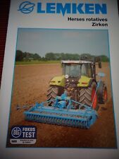 CATALOGUE - AGRICULTURAL - TRACTOR - LEMIKEN ROTARY HARROWS (ref 57