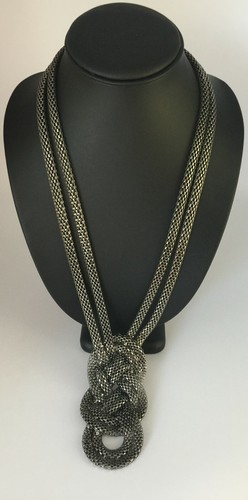 Collier double rang - rang/, pendent/