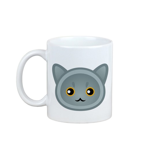 British shorthair tasse avec - tasse,