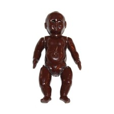 Ancien mini baigneur 8 cm noir