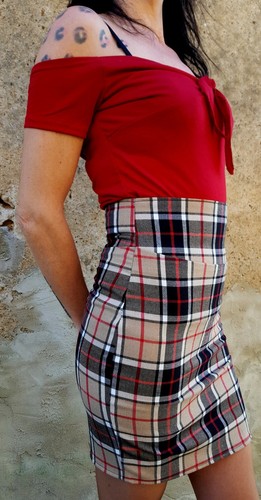 Jupe tartan écossaise