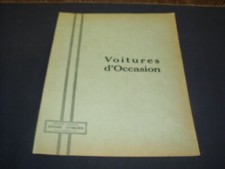 RARE BROCHURE INTERNE AUX