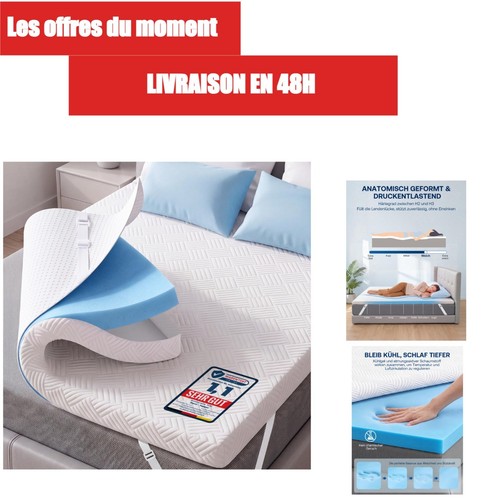Surmatelas mousse gel - surmatelas,