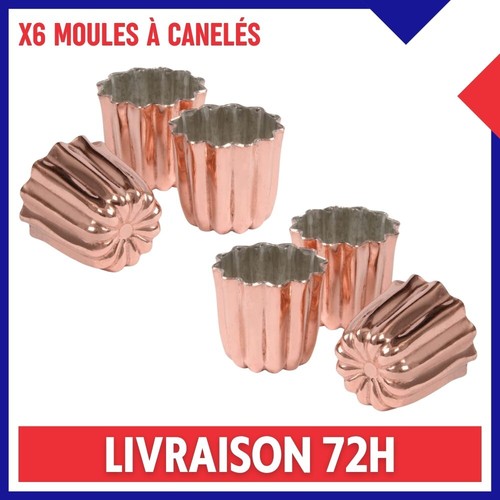 Lot moules à canelés - de,