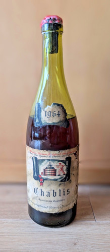 Bouteille chablis 1964 - de,