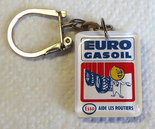 Porte clé bourbon esso euro - clé,