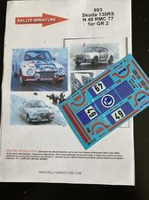 DECALS 1/43 SKODA 130 BLAHNA
