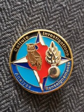 GENDARMERIE BADGE - INVESTIGATIONS CELL ANALYSIS INFORMATION - OBSOLETE
