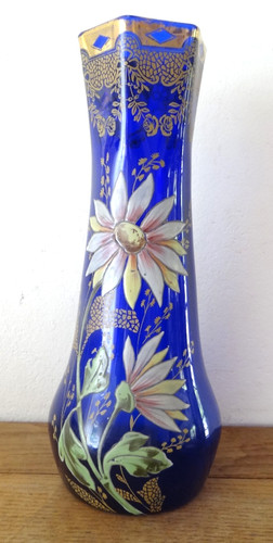 Beau vase bleu modèle - beau,