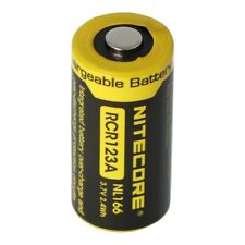 2 Piles rechargeable spéciale 16340 NiteCore NL166 RCR123  Li-Ion 3.7 V 650 mAh 