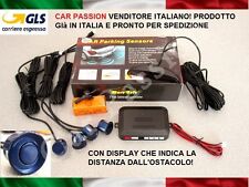 KIT 4 BLUE DISPLAY CAR PARKING SENSORS ALPHA ROMEO JULIETTA MYTH NEW