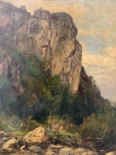 Joseph Charles FRANÇOIS (1851-1940) Peintre impressionniste forêt de Soignes spa