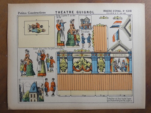 Paper model théâtre guignol - paper,