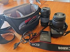 Canon EOS 1100D - Digital SLR with Dual Lens EF 18-55 + 75-300 + Bag