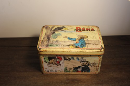 Ancienne boîte tôle - boîte, en
