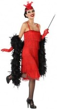 Déguisement Femme CHARLESTON Rouge M/L 40/42 Adulte Années Folles 1930 NEUF