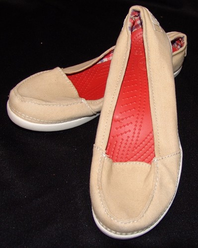 Crocs womens light beige croc - womens,