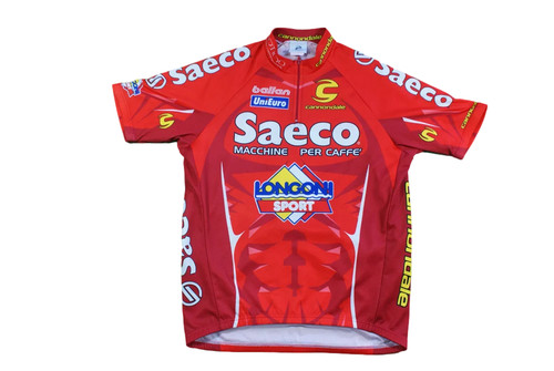 Maillot vélo rétro saeco - maillot,