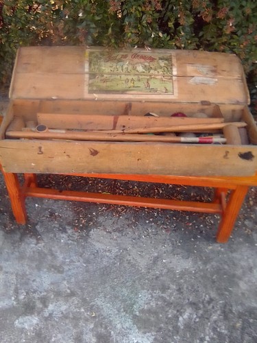 Jeu croquet ancien boite - de,
