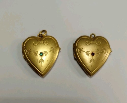 Pendentifs coeur laiton - en,