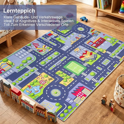 Tapis jeu ville - de,