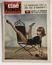 ►CINE MONDE n°1563/1964-DANY SAVAL-LINE ANDRES-DANYEL GERARD-TINTIN-COUSTEAU