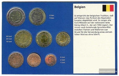 Belgique série monnaies - belgique,