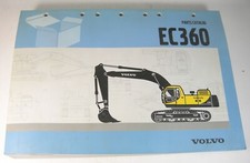 VOLVO EC360 Excavator Tractor Parts Manual Book List Catalog 