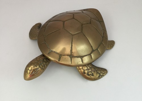 Tortue brule encens laiton - tortue,