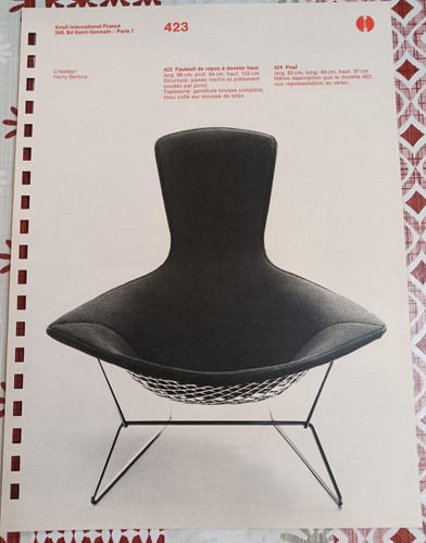 Fiche publicité knoll - fiche,