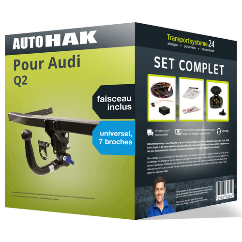 Attelage pour audi 2016 - q2, 06.2016
