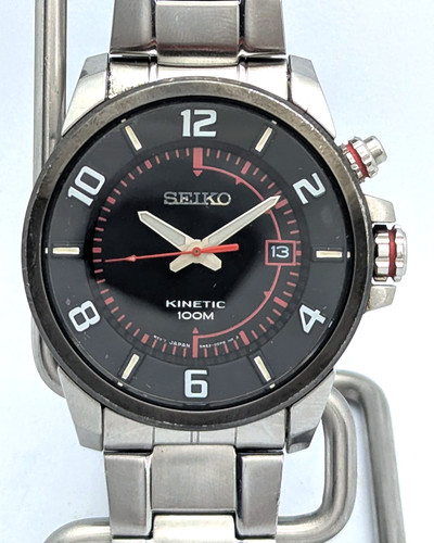 Seiko kinetic 100m - kinetic, black
