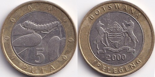 Pula 2000 botswana - 5, chenille