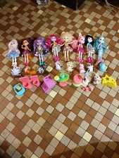 8 Poupée Mattel Enchantimals Lot Patter Peacock Jouet Animaux Ville Enchantée