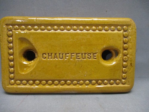 Antique chauffeuse bed warmer - chauffeuse,