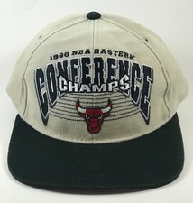 Vintage Chicago Bulls 1996 Eastern Conference Champions Snapback Hat Starter