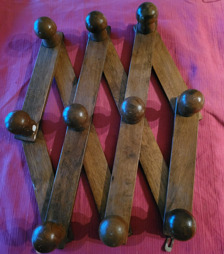 Vintage porte manteau patere - vintage,