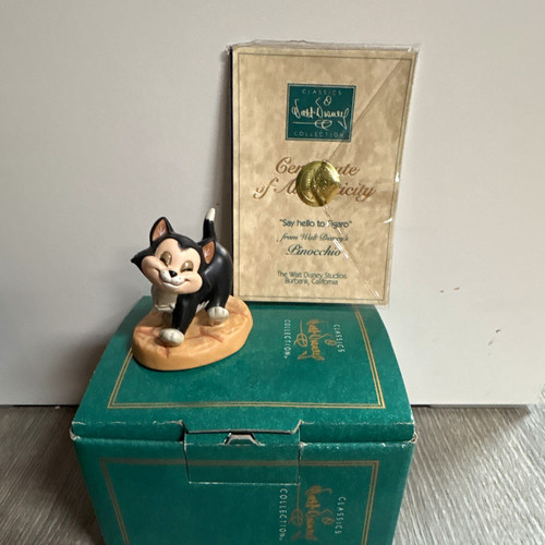 Wdcc disney figaro say hello - "say,