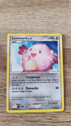 Carte pokémon leveinard - pokémon,