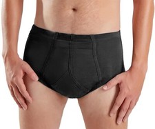 Carer Slips d'Incontinence pour Hommes Réutilisables Lavables Coton Shorts d'...