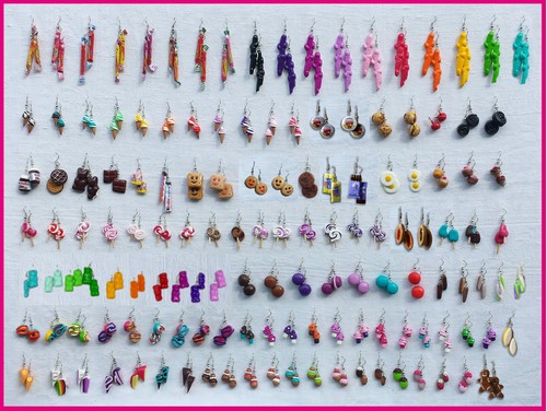 Lot paires bijoux - lot,