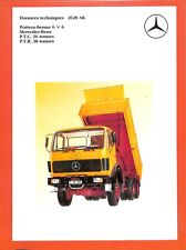 1983 MERCEDES TRUCKS / CARRIER - DUMP 2628 AK / FLYER