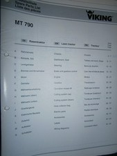 VIKING tracteur tondeuse MT790