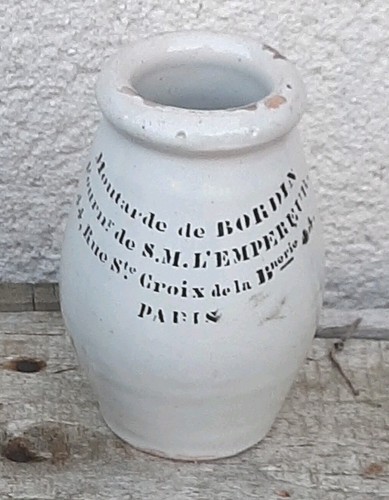 Ancien pot moutarde - ancien, À
