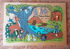 PUZZLE EN BOIS FISCHER PRICE  HOLLAND QUAKER OATS CO 1982