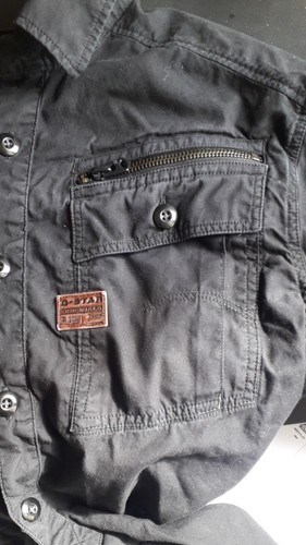Chemise noire star raw - chemise,