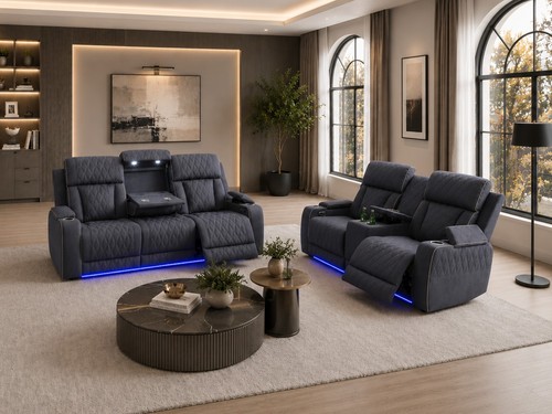 New modern blue gray led - modern,