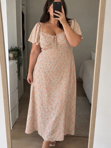 Asos robe maxi fleurie - asos, t52