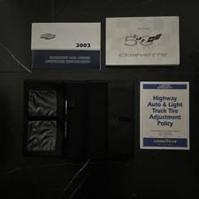  2003 CORVETTE C5 Z06 OWNERS MANUAL SET 50th ANNIVERSARY Z 06 ZO6 CASE LIKE NEW!
