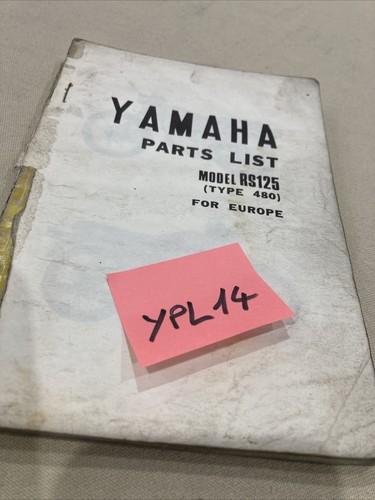 Yamaha rs125 type - 480, rs